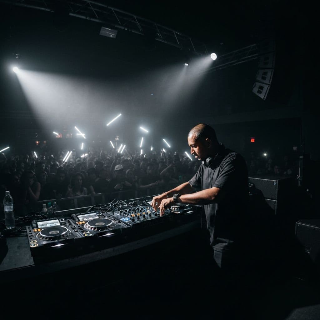 DJ Thick performing at a live event